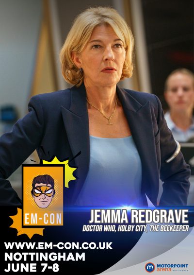 Jemma Redgrave (Doctor Who, Holby City, The Beekeeper) appearing at EM ...